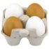 Žaisliniai mediniai kiaušiniai dėkle Viga